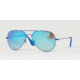 Ray-Ban RB3558 Single Vision Prescription Sunglasses RB3558-9016B7-58 - Lens Diameter 58 mm, Frame Color Elettric Blue