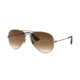 Ray-Ban RB3558 Single Vision Prescription Sunglasses, 58mm, Matte Black Antique, RB3558-913913-58-SV