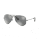 Ray-Ban RB3558 Single Vision Prescription Sunglasses, 58mm, Matte Black Antique, RB3558-91396G-58-SV