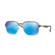 Ray-Ban RB3570 Single Vision Prescription Sunglasses RB3570-187-55-58 - Lens Diameter 58 mm, Frame Color Gold-Shiny Black