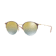 Ray-Ban RB3578 Sunglasses 9011A7-50 - Gold Top Turtle Dove Frame, Green Mirror Silver Gradient G Lenses