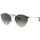 Ray-Ban RB3578 Sunglasses 187/11-50 - Gold/top Shiny Black Frame, Light Grey Gradient Dark Grey Lenses