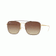 Ray-Ban RB3588 Progressive Prescription Sunglasses RB3588-905513-55 - Lens Diameter 55 mm, Frame Color Gold Top On Brown