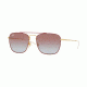 Ray-Ban RB3588 Progressive Prescription Sunglasses RB3588-9060I8-55 - Lens Diameter 55 mm, Frame Color Gold Top On Bordeaux