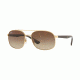 Ray-Ban RB3593 Sunglasses 001/13-58 - Gold Frame, Brown Gradient Lenses