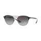 Ray-Ban RB3596 Sunglasses 186/8G-54 - Black On Top Matte Black Frame, Grey Gradient Dark Grey Lenses