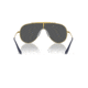 Ray-Ban RB3597 Wings Sunglasses - Mens, Legend Gold Frame, Dark Grey Lens, 33, RB3597-924687-33