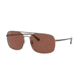 Ray-Ban RB3611 Progressive Prescription Sunglasses, 60mm, Brown, RB3611-012-AF-60-PRO