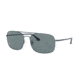 Ray-Ban RB3611 Progressive Prescription Sunglasses, 60mm, Blue, RB3611-9169S2-60-PRO