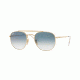 Ray-Ban THE MARSHAL RB3648 Single Vision Prescription Sunglasses RB3648-001-3F-51 - Lens Diameter 51 mm, Frame Color Gold