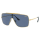 Ray-Ban RB3697 Wings II Sunglasses - Mens, Legend Gold Frame, Dark Grey Lens, 35, RB3697-924687-35