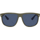 Ray-Ban RB4147 Standard Sunglasses, Dark Blue Lenses, Matte Green On Blue, 56, RB4147-657080-56