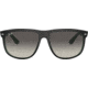 Ray-Ban RB4147 Standard Sunglasses, Grey Gradient Lenses, Matte Black On Green, 56, RB4147-656811-56