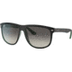 Ray-Ban RB4147 Standard Sunglasses, Grey Gradient Lenses, Matte Black On Green, 56, RB4147-656811-56