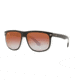 Ray-Ban RB4147 Sunglasses 6039V0-60 - Top Black On Transparent Frame, Clear Gradient Red Mirror Red Lenses
