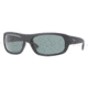 Ray-Ban RB4166 Sunglasses 622-6318 - Black Rubber Crystal Green