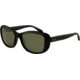 Ray-Ban RB4174 Sunglasses 601-5617 - Shiny Black Frame, Crystal Green Lenses