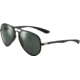 Ray-Ban RB4180 Sunglasses 601S71-5913 - Matte Black Frame, Green Lenses