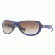 Ray-Ban RB4189 Sunglasses 600513-6416 - Shiny Blue Frame, Brown Gradient Lenses