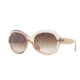 Ray-Ban RB4191 Sunglasses 610813-57 - Demiglos Trasparent Beige Frame, Gradient Brown Lenses