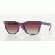 Ray-Ban RB4195F Single Vision Prescription Sunglasses RB4195F-60874Q-52 - Lens Diameter 52 mm, Frame Color Metallic Violet