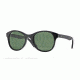 Ray-Ban RB4203 Sunglasses 601-51 - Black Frame, Crystal Green Lenses