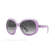 Ray-Ban RB4208 Sunglasses 610211-55 - Top Pink On Trasparent Frame, Grey Gradient Dark Grey Lenses