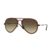 Ray-Ban RB4211 Sunglasses 612213-56 - Matte Dark Brown Frame, Gradient Brown Lenses