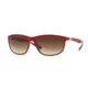 Ray-Ban RB4213 Single Vision Prescription Sunglasses RB4213-612313-61 - Lens Diameter 61 mm, Frame Color Matte Amaranth