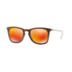 Ray-Ban RB4221 Single Vision Prescription Sunglasses RB4221-61676Q-50 - Lens Diameter 50 mm, Frame Color Shot Red Rubber