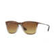 Ray-Ban RB4221F Bifocal Prescription Sunglasses RB4221F-622413-52 - Lens Diameter 52 mm, Frame Color Brown Shot On Black