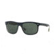 Ray-Ban RB4226F Sunglasses 618871-59 - Top Mat Blue On Military Green Frame, Dark Green Lenses
