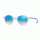 Ray-Ban RB4237 Sunglasses 62894O-50 - Trasparent Frame, Brown Grad Brown Mirror Blue Lenses