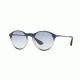 Ray-Ban RB4243 Sunglasses 622519-49 - Blue Shot On Black Frame, Clear Gradient Light Blue Lenses