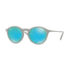 Ray-Ban RB4243 Sunglasses 6262B4-49 - Rubber Grey Frame, Green Light Flash Blue Lenses