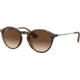 Ray-Ban RB4243 Sunglasses 865/13-49 - Rubber Havana Frame, Brown Gradient Dark Brown Lenses