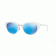 Ray-Ban RB4250 Sunglasses 671/55-52 - Shiny White Frame, Green Mirror Blue Lenses