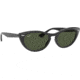 Ray-Ban RB4314N Sunglasses 601/31-54 - Womens, Black Frame, Green Lenses