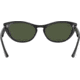 Ray-Ban RB4314N Sunglasses 601/31-54 - Womens, Black Frame, Green Lenses