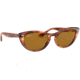 Ray-Ban RB4314N Sunglasses 954/33-54 - Womens, Stripped Brown Frame, Brown Lenses