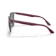 Ray-Ban RB4378 Sunglasses, Transparent Grey Frame, Dark Blue Lens, Polarized, 54, RB4378-65722V-54