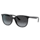 Ray-Ban RB4378F Sunglasses - Women's, Black Frame, Grey Gradient Lens, Asian Fit, 54, RB4378F-601-8G-54