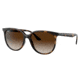 Ray-Ban RB4378F Sunglasses - Women's, Havana Frame, Brown Gradient Lens, Asian Fit, 54, RB4378F-710-13-54
