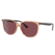 Ray-Ban RB4378F Sunglasses - Women's, Transparent Brown Frame, Purple, Polarized, Asian Fit, 54, RB4378F-66025Q-54