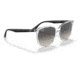 Ray-Ban RB4378F Sunglasses, Transparent Frame, Grey Gradient Lens, Asian Fit, 54, RB4378F-647711-54