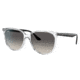 Ray-Ban RB4378F Sunglasses - Women's, Transparent Frame, Grey Gradient Lens, Asian Fit, 54, RB4378F-647711-54