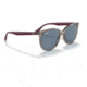 Ray-Ban RB4378F Sunglasses, Transparent Grey Frame, Dark Blue Lens, Polarized, Asian Fit, 54, RB4378F-65722V-54