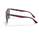Ray-Ban RB4378F Sunglasses, Transparent Grey Frame, Dark Blue Lens, Polarized, Asian Fit, 54, RB4378F-65722V-54