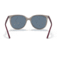 Ray-Ban RB4378F Sunglasses, Transparent Grey Frame, Dark Blue Lens, Polarized, Asian Fit, 54, RB4378F-65722V-54