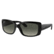 Ray-Ban RB4389 Sunglasses - Womens, Black Frame, Grey Gradient Lens, 55, RB4389-601-71-55